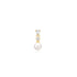 Gold Shell Pearl Dangling Barbell Single Earring | Ania Haie Australia